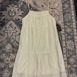 Wrangler White Eyelet Tiered Summer Dress